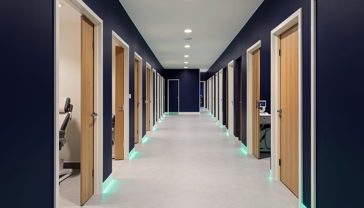 The coordinated clinical suite at Vision Center of Santa Maria